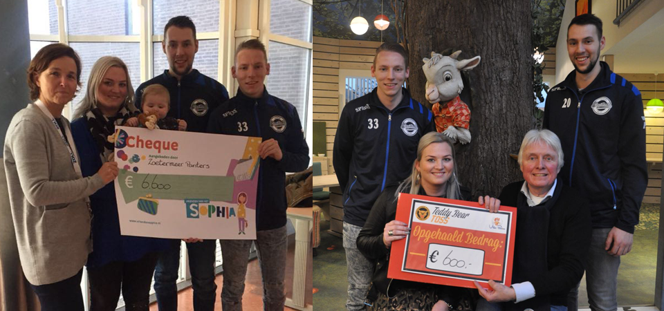 Teddy Bear Toss Sophia Kinderziekenhuis Zoetermeer Panters IJshockey Eredivisie