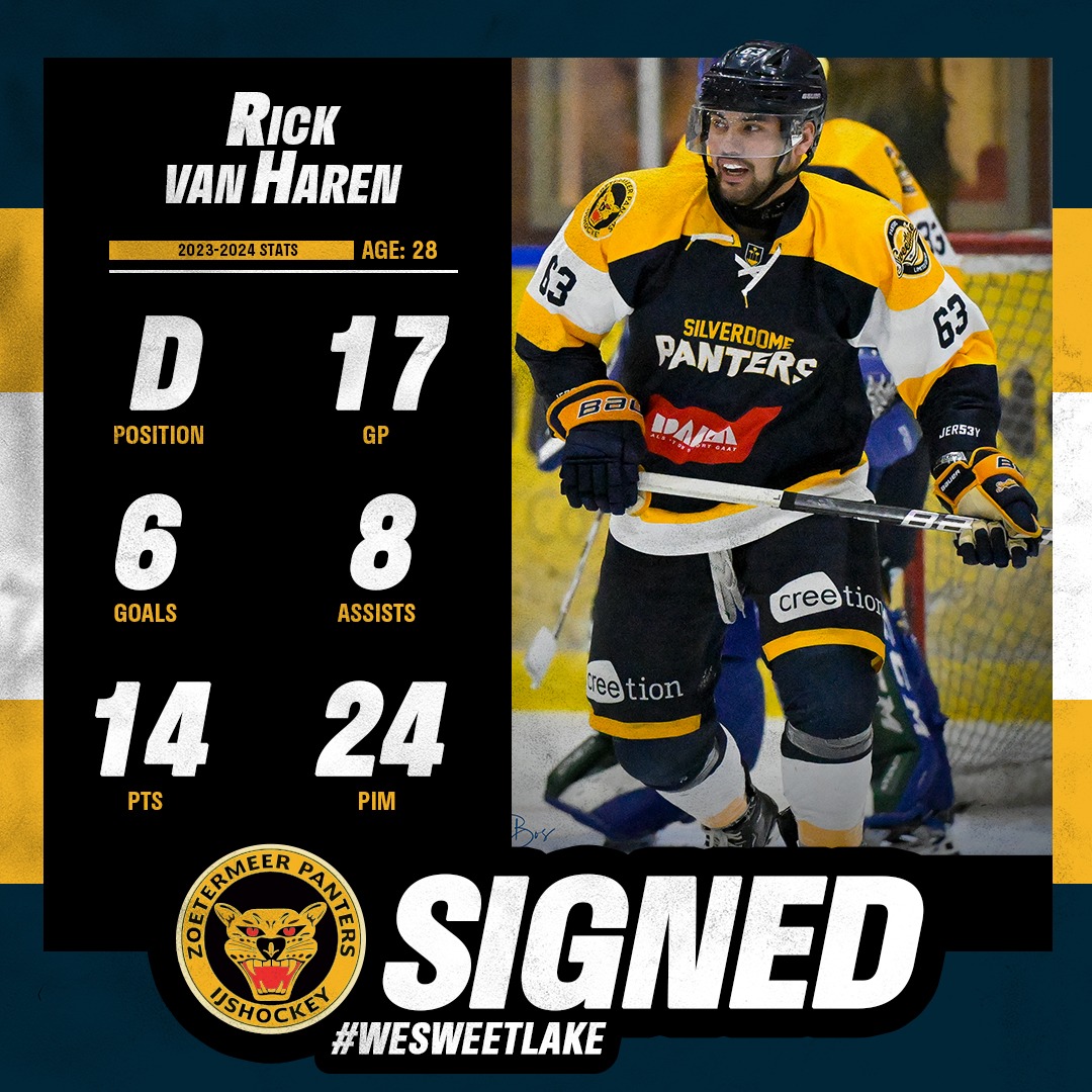 Rick van Haren Zoetermeer Panters IJshockey Eredivisie