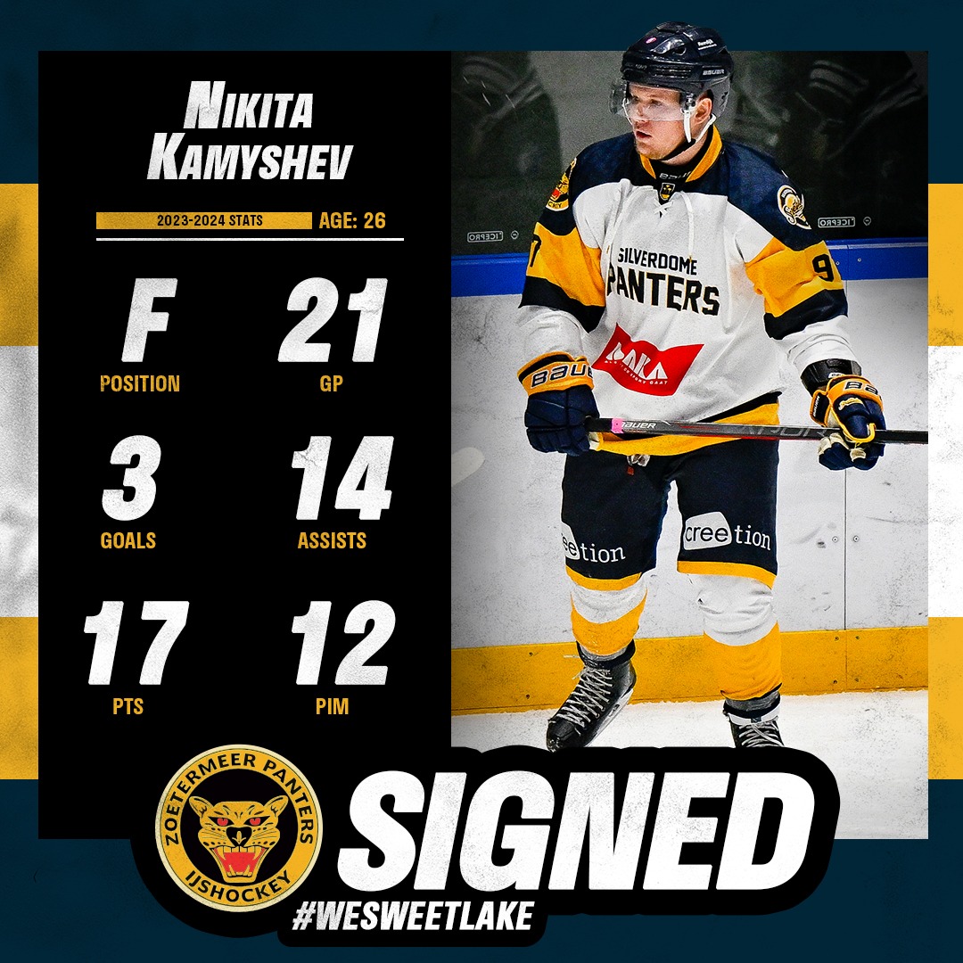 Nikita Kamyshev Zoetermeer Panters IJshockey Eredivisie