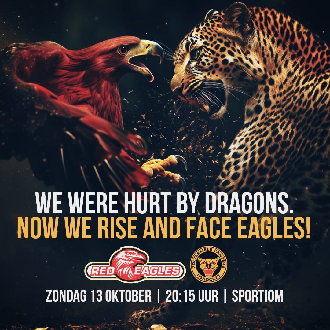 Zoetermeer Panters Red Eagles Den Bosch IJshockey Eredivisie