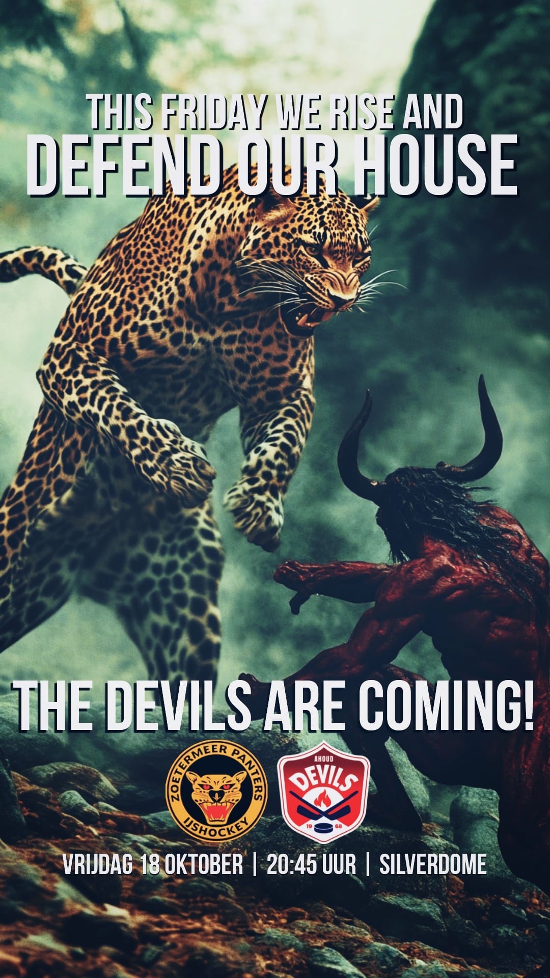 Zoetermeer Panters AHOUD Devils Nijmegen IJshockey Eredivisie