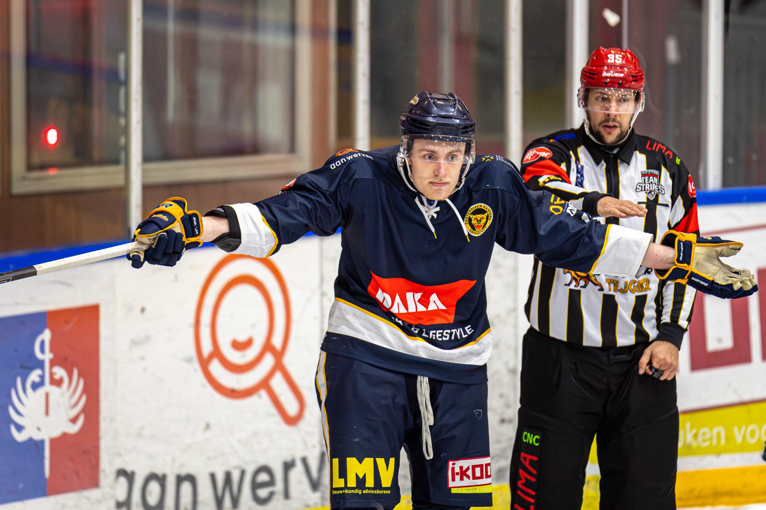 Amsterdam Tigers Zoetermeer Panters Eredivisie IJshockey
