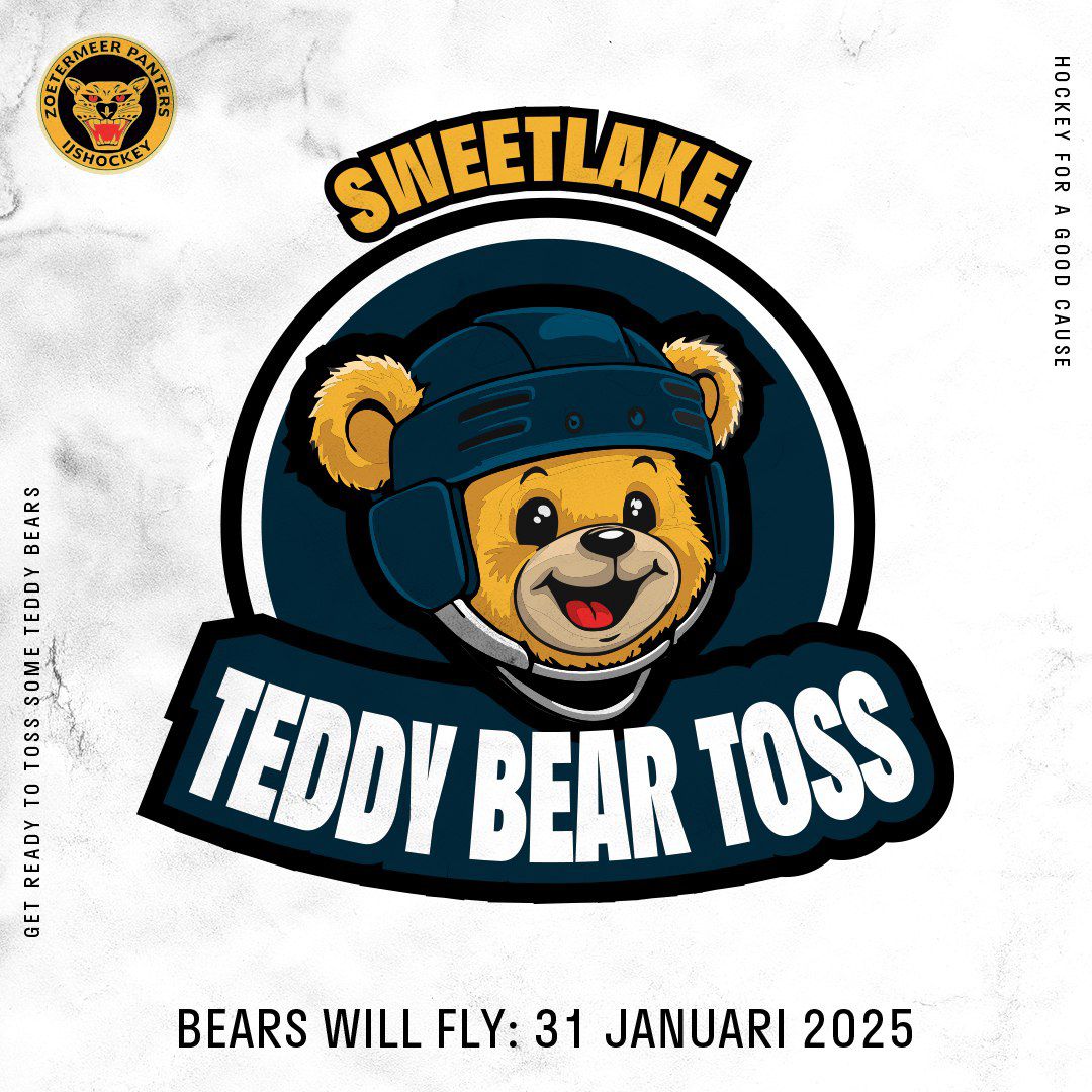 Teddy Bear Toss Sophia Kinderziekenhuis Zoetermeer Panters IJshockey Eredivisie