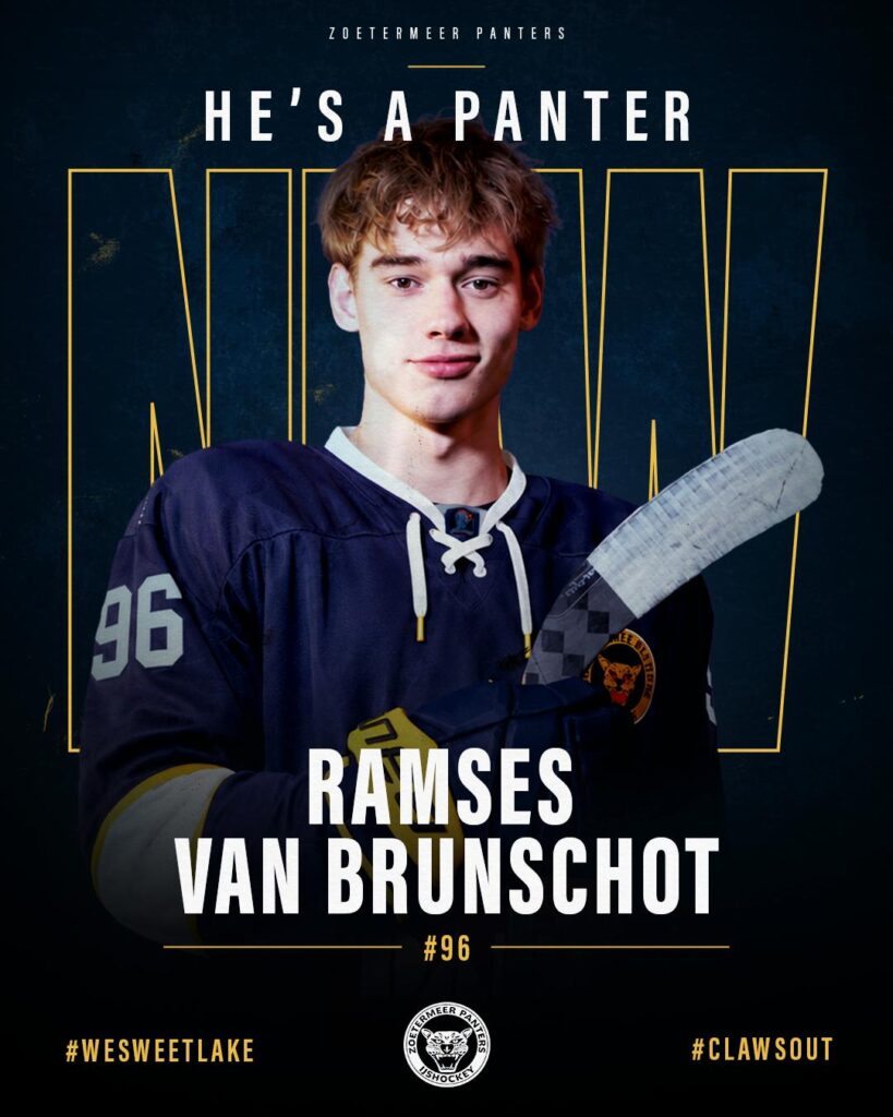 Zoetermeer Panters Eredivisie IJshockey Ramses van Brunschot